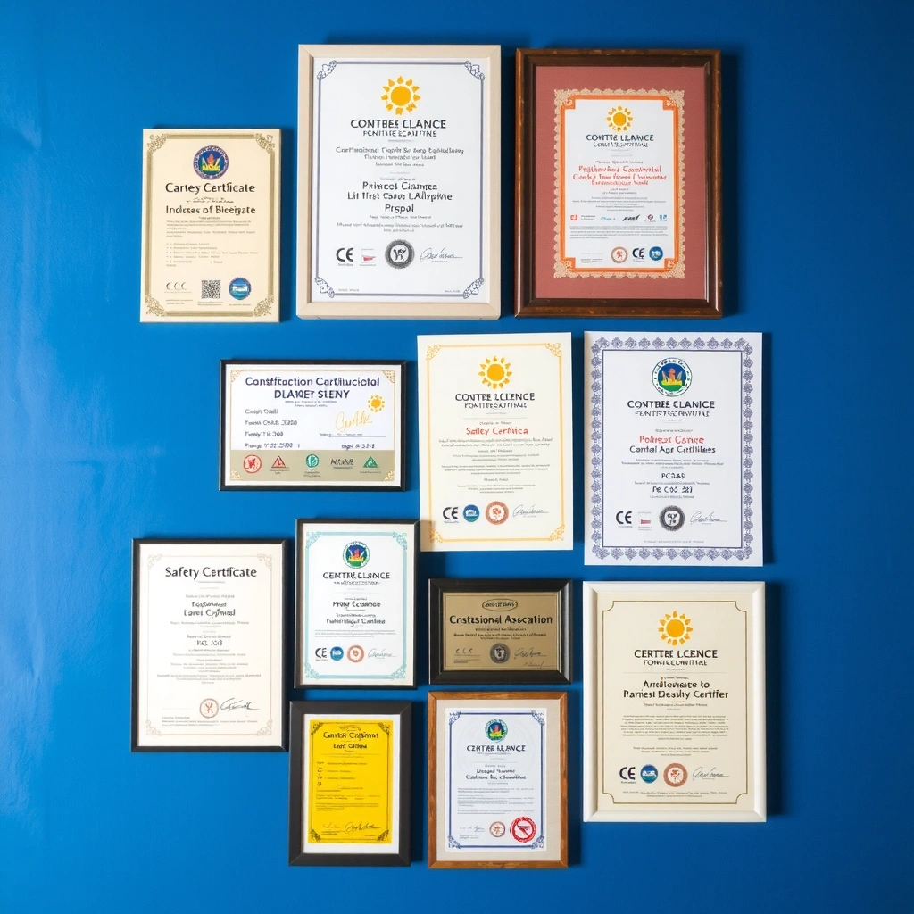 Certifications and credentials