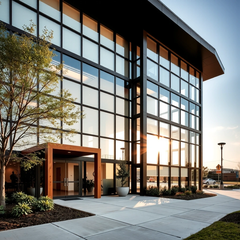 Canary Wharf Office Complex after renovation