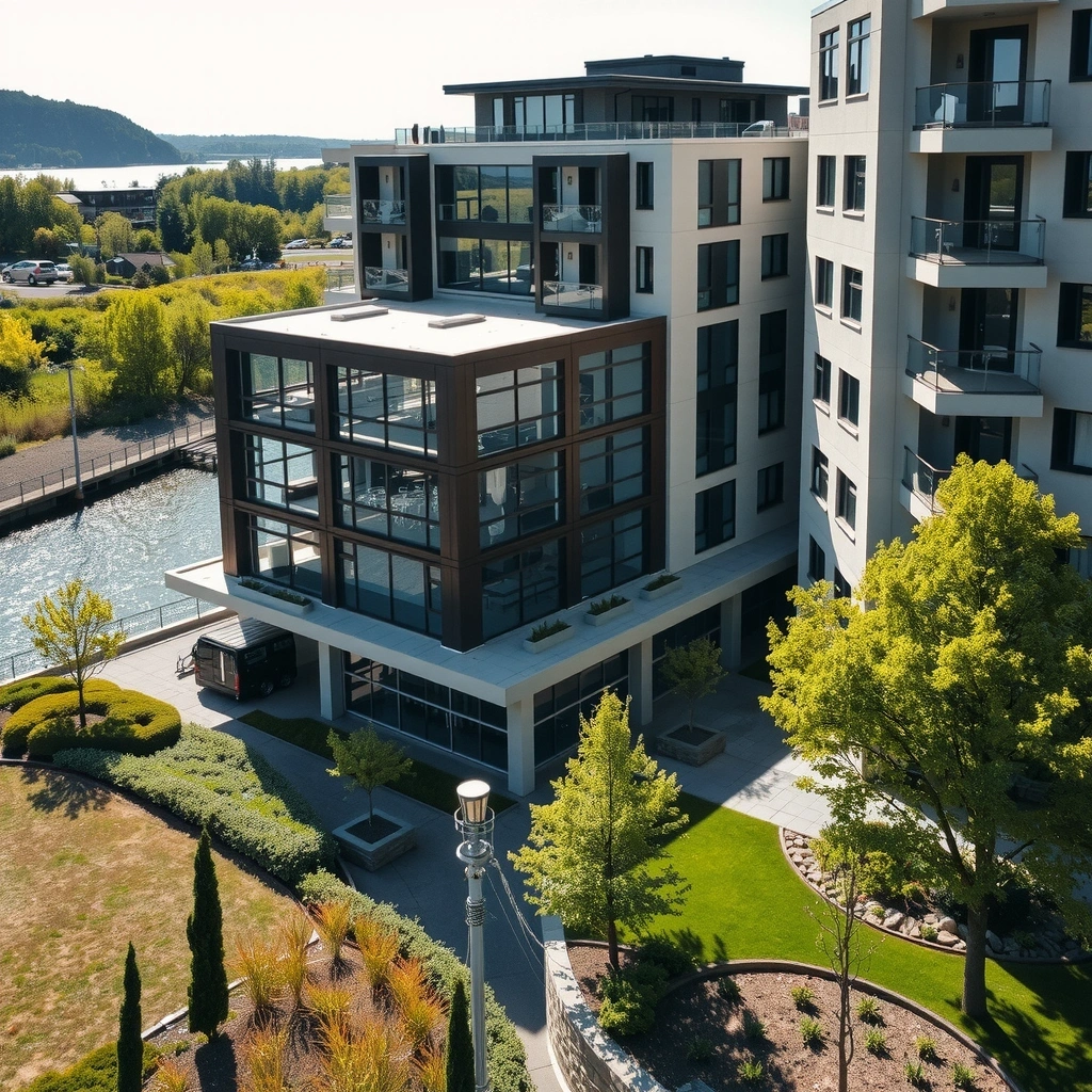 Riverside Residences after completion